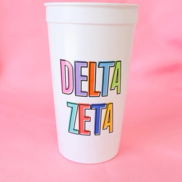 Colorful Stadium Cup - Alpha Gamma Delta, Sigma Kappa, Chi Omega, Delta Zeta - Picture 3 of 4
